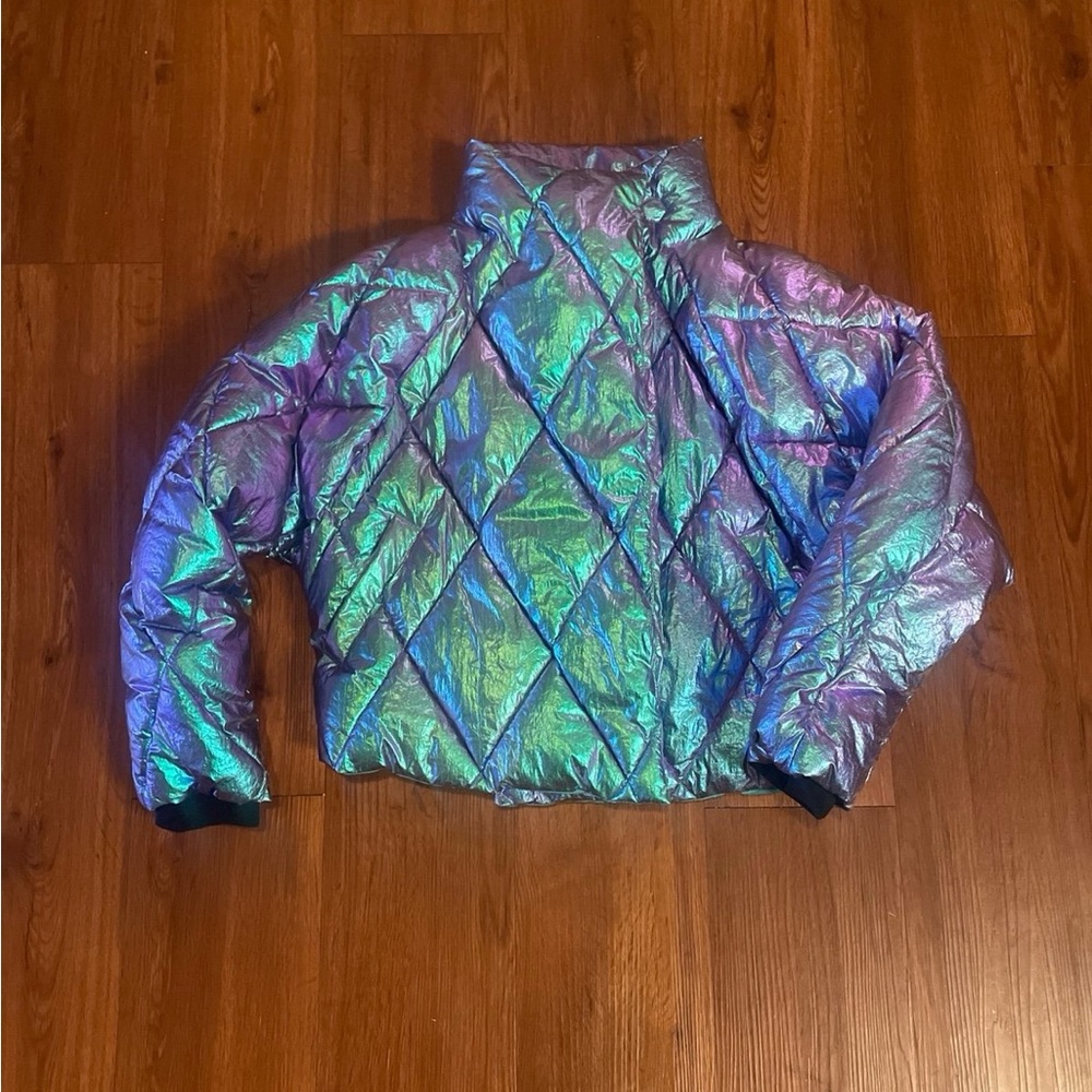 Iridescent Women's Puffer Jacket